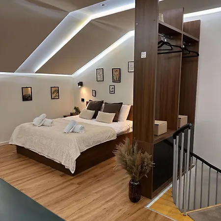 公寓 Center Blloku Modern Loft 02 *